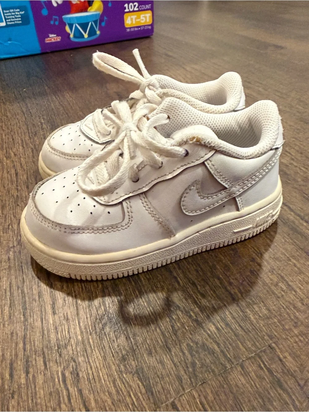 Nike Kids White Low-Top Sneakers